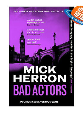 英文原版 Bad Actors 坏角色 坏演员 网剧流人原著间谍小说 Mick Herron 米克·埃隆 Slough House 8 斯劳部门系列 进口英语原版