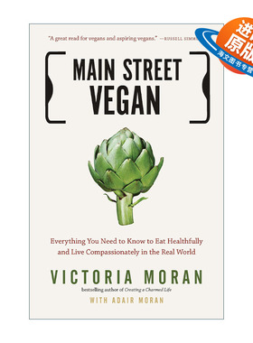 英文原版 Main Street Vegan 主流素食主义者 绿色健康饮食 Victoria Moran 英文版 进口英语原版书籍