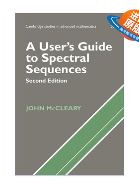 英文原版 A User's Guide to Spectral Sequences 谱序列应用指南 剑桥高等数学研究系列 英文版 进口英语原版书籍