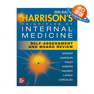 英文原版 Harrison's Principles of Internal Medicine Self-Assessment and Board Review 哈里森内科学自测评估 第20版 英文版