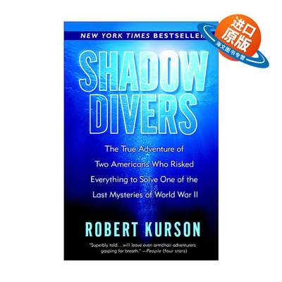 英文原版 Shadow Divers 深海探秘 潜水探险 历史 Robert Kurson 英文版 进口英语原版书籍