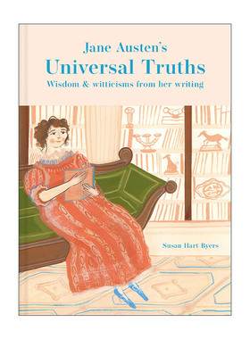 英文原版 Jane Austen's Universal Truths 简奥斯汀的普遍真理 小说中的睿智智慧 精装手绘插画 英文版 进口英语原版书籍
