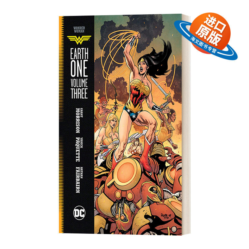 英文原版 Wonder Woman Earth One Vol. 3 神奇女侠一号地球第三卷 DC漫画 纽约时报畅销书 Grant Morrison 英文版 进口英语书籍