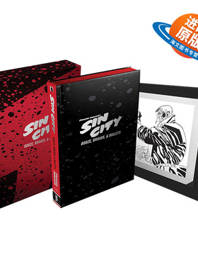 英文原版 Frank Miller's Sin City Volume 6 Booze Broads Bullets 米勒经典漫画 罪恶之城6 精装豪华收藏版 英文版 进口英语书籍