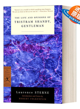 英文原版小说 The Life and Opinions of Tristram Shandy Gentleman 项狄传 绅士项狄的生平与见解 英文版 进口英语原版书