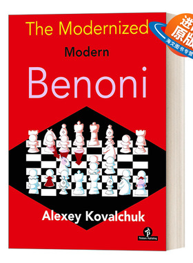 英文原版 The Modernized Modern Benoni 现代别诺尼 国际象棋指南 Kovalchuk 英文版 进口英语原版书籍