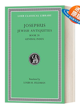 英文原版 Jewish Antiquities Volume IX 约瑟夫斯Josephus 犹太人古史卷九第20册 原文希英对照版 洛布古典丛书 进口英语原版书