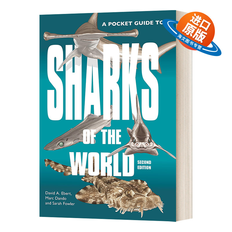 英文原版世界鲨鱼袖珍指南