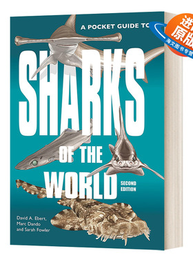 英文原版 A Pocket Guide to Sharks of the World 世界鲨鱼袖珍指南 英文版 进口英语原版书籍