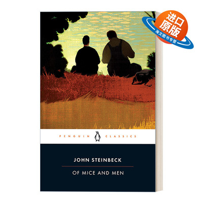 英文原版 Of Mice and Men 人鼠之间 诺贝尔文学奖得主约翰·斯坦贝克John Steinbeck 企鹅经典 英文版 进口英语原版书籍