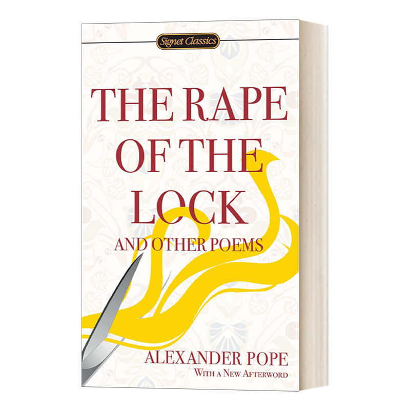 英文原版 rape of the lock & other poems 秀发遭劫记等蒲柏诗歌精选