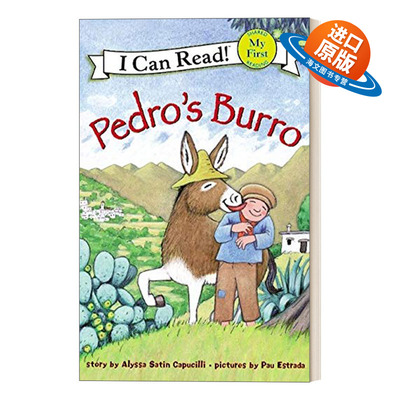 英文原版 Pedro's Burro 佩德罗的小毛驴 My First I Can Read分级阅读 英文版 进口英语原版书籍
