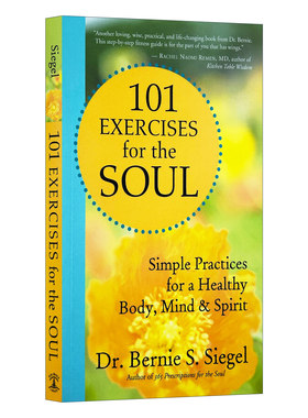 英文原版 101 Exercises for the Soul 献给心灵的101项锻炼 帮助大脑 身体及心灵成长 心理健康 Bernie S. Siegel 进口英语原版