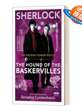 英文原版 Sherlock The Hound of the Baskervilles 福尔摩斯探案集 巴斯克维尔的猎犬 影视封面版 英文版 进口英语原版书籍
