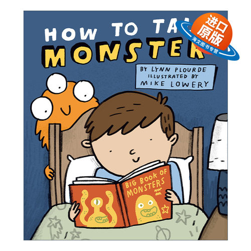英文原版绘本 How to Talk Monster 如何与怪兽打交道 儿童精装绘本 睡前故事图画书 Mike Lowery 英文版 进口英语原版书籍