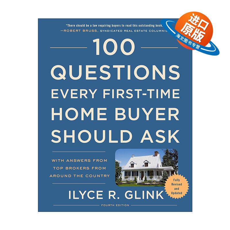 英文原版 100 Questions Every First-Time Home Buyer Should Ask 每个首次购房者应该问的100个问题 第四版 英文版进口英语书籍