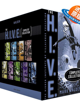 英文原版 The H.I.V.E. Complete Collection 高等邪恶学院9册全集盒装 动作冒险小说 英文版 进口英语原版书籍