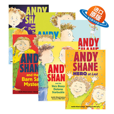 英文原版 Andy Shane 安迪·谢恩1-6册 儿童自尊成长章节桥梁故事书 Jennifer Richard Jacobson 英文版 进口英语原版书籍