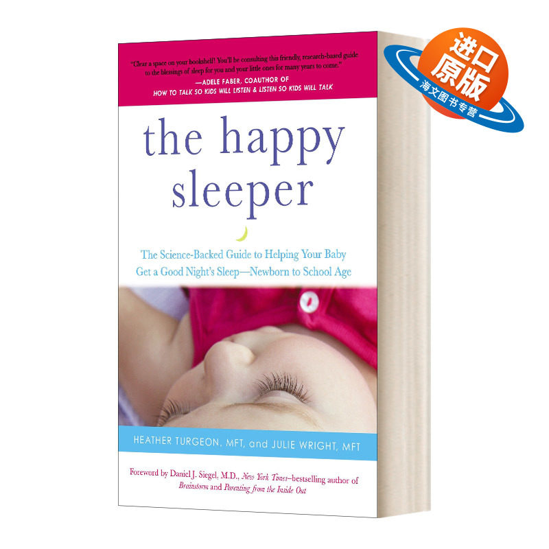 英文原版 The Happy Sleeper 快乐的睡眠者 帮助你的宝宝获得一个良好的睡眠-新生儿到上学年龄 英文版 进口英语原版书籍