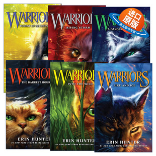 英文原版 Warrior Cats 猫武士首部曲6册 呼唤野性 寒冰烈火 疑云重重 风起云涌 险路惊魂 力挽狂澜 英文版 进口英语原版书籍