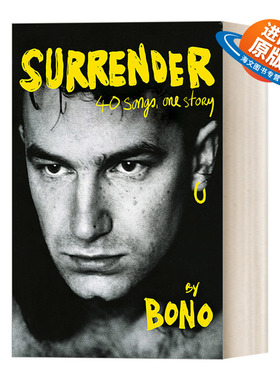 英文原版 Surrender 40 Songs  One Story 投降 U2主唱Bono自传回忆录 比尔·盖茨2022年年度假日书单推荐 精装 英文版 进口书籍