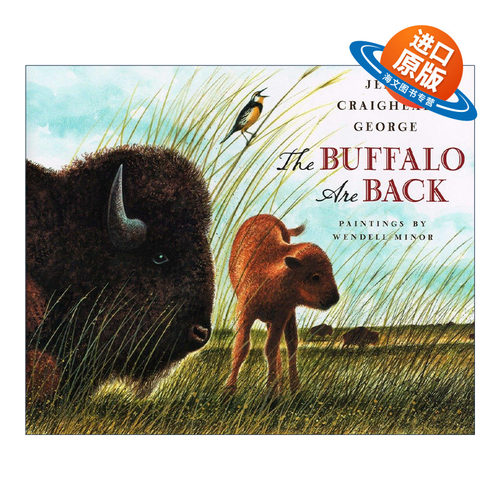 英文原版 The Buffalo Are Back 水牛回来了 儿童自然环境保护精装绘本 纽伯瑞奖得主 山中岁月作者Jean Craighead George 英文版