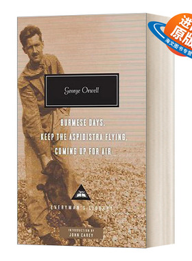 英文原版 精装小说 Burmese Days  Keep the Aspidistra Flying  Coming Up for Air 缅甸的日子 精装 英文版 进口英语原版书籍