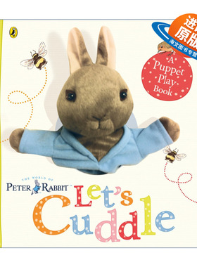 英文原版绘本 Peter Rabbit Let's Cuddle 彼得兔我们来拥抱吧 儿童趣味指偶书 英文版 进口英语原版书籍