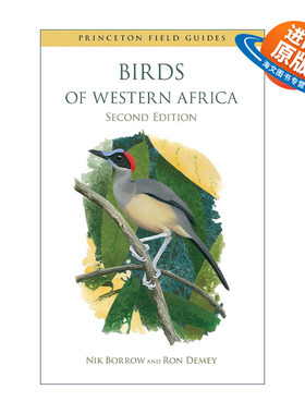 英文原版 Birds of Western Africa 西非的鸟类 第二版 普林斯顿野外指南 Nik Borrow英文版 进口英语原版书籍
