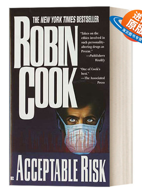 英文原版 Acceptable Risk A Medical Thriller 可接受危险度 医疗惊悚悬疑小说 纽约时报畅销书作者Robin Cook 简装 进口英语书籍