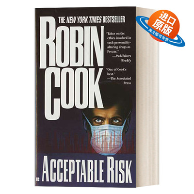 英文原版 Acceptable Risk A Medical Thriller 可接受危险度 医疗惊悚悬疑小说 纽约时报畅销书作者Robin Cook 简装 进口英语书籍