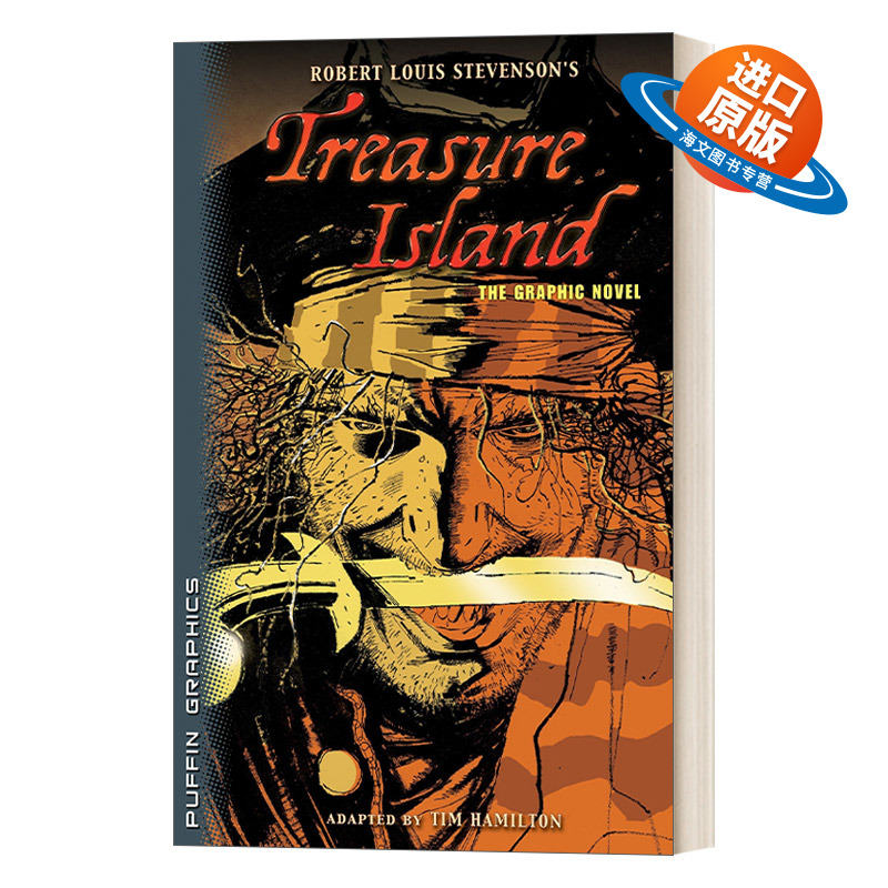 英文原版 Treasure Island The Graphic Novel 金银岛 儿童经典文学漫画小说 Robert Louis Stevenson 英文版 进口英语原版书籍