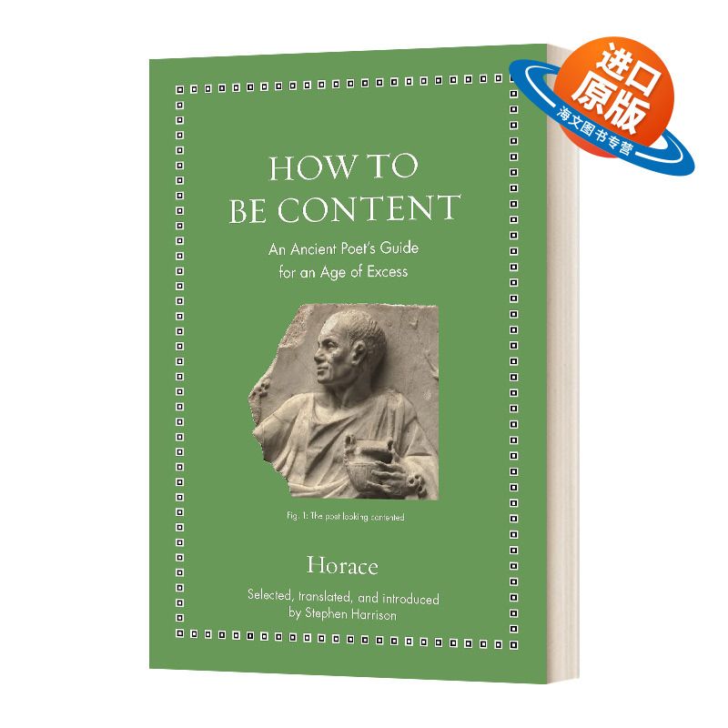 英文原版 精装 How to Be Content 如何满足 古代诗人的过度时代指南 精装 英文版 进口英语原版书籍