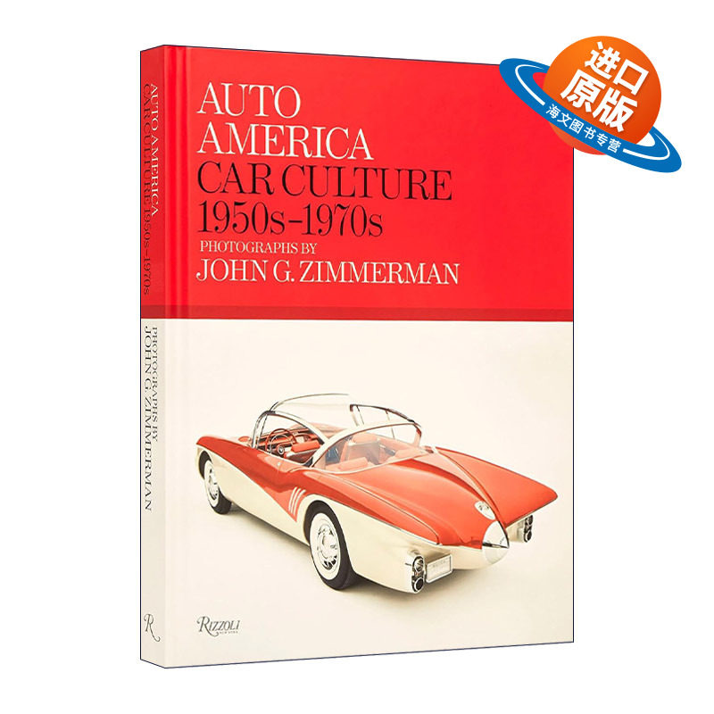 英文原版 Auto America 美国汽车文化 20世纪50-70年代 产品设计 精装艺术图册 英文版 进口英语原版书籍
