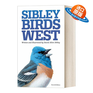 英文原版 The Sibley Field Guide to Birds of Western North America 西布利北美洲西部地区观鸟手册 第二版 英文版 进口书籍