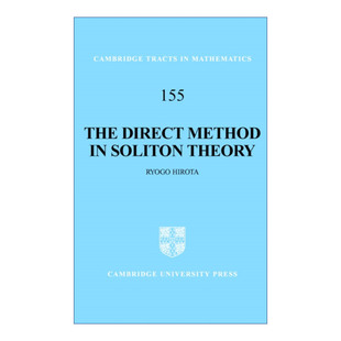 英文版 Theory Method 剑桥数学丛书系列 进口英语原版 精装 书籍 Direct 直接方法 Soliton The 英文原版 孤子理论