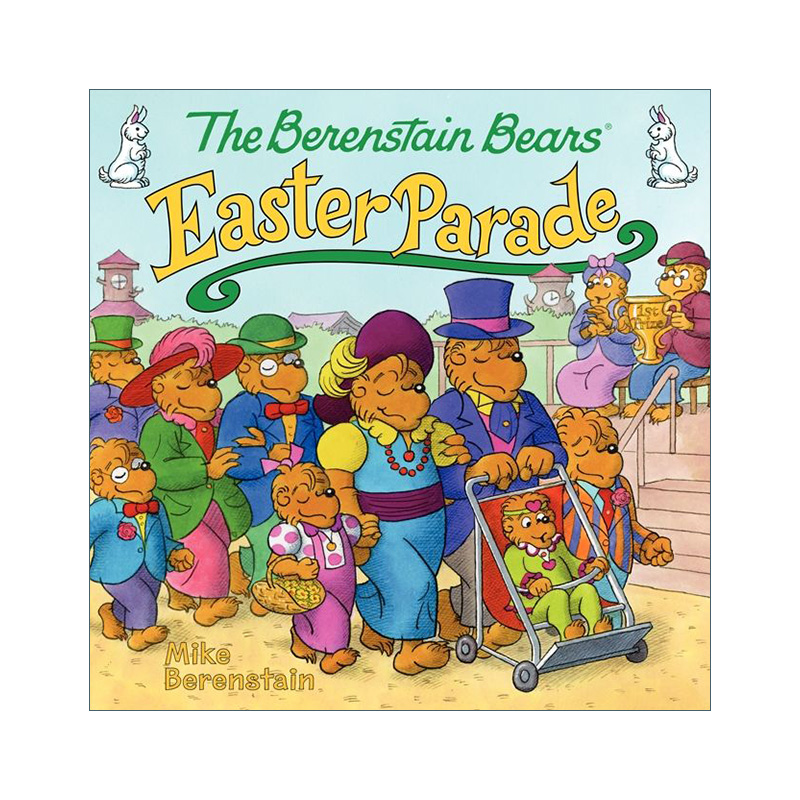 英文原版 The Berenstain Bears' Easter Parade 复活节游行 贝贝熊绘本 英文版 进口英语原版书籍