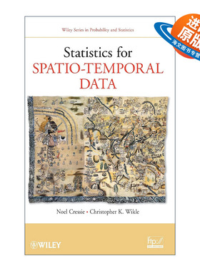 英文原版 Statistics for Spatio-Temporal Data时空数据统计 精装 COPSS 以及RA Fisher奖得主Noel Cressie教授 进口英语原版书籍