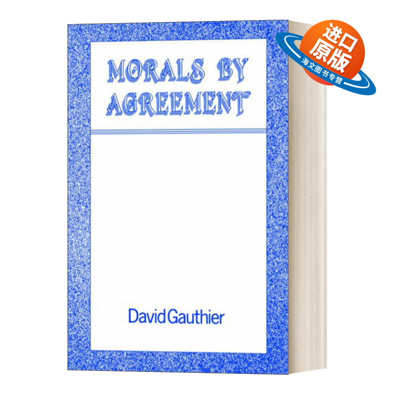 英文原版 Morals by Agreement 道德协议 英文版 进口英语原版书籍