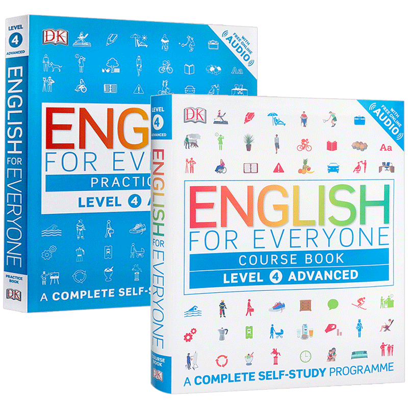 人人学英语4 英文原版 English for Everyone Level 4 英语教材练习册自学书籍 DK系列 雅思托福用书 英文版原版进口书