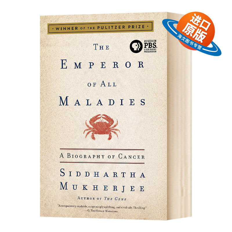 众病之王 癌症传 英文原版 The Emperor of All Maladies A Biography of Cancer 英文版进口原版英语书籍