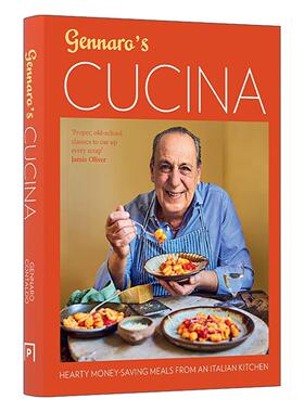 英文原版 Gennaro's Cucina 意大利名厨Gennaro Contaldo的经典意式食谱全书 物尽其用的烹饪指南 精装 英文版 进口英语原版书籍