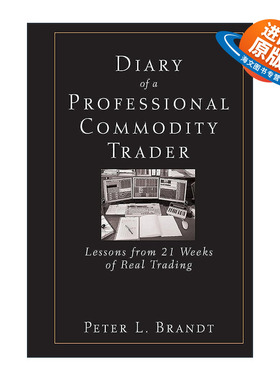 英文原版 Diary of a Professional Commodity Trader 期货狙击手 交易赢家的21周操盘手记 精装 英文版 进口英语原版书籍