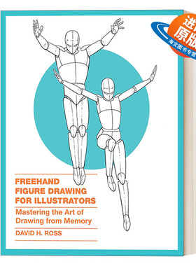 英文原版 Freehand Figure Drawing for Illustrators 手绘人体形态 David H Ross 英文版 进口英语原版书籍
