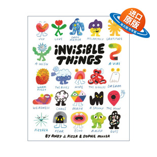 英文原版 Invisible Things 看见看不见 精装图画书 儿童的感知与感受 英文版 进口英语原版书籍