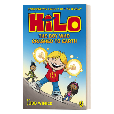 英文原版 Hilo The Boy Who Crashed to Earth 希罗漫画1 撞入地球的男孩 英版 贾德·维尼克 英文版 进口英语原版书籍