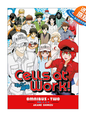 英文原版 Cells At Work Omnibus 2 工作细胞 精选集 卷二 漫画 清水茜 英文版 进口英语原版书籍