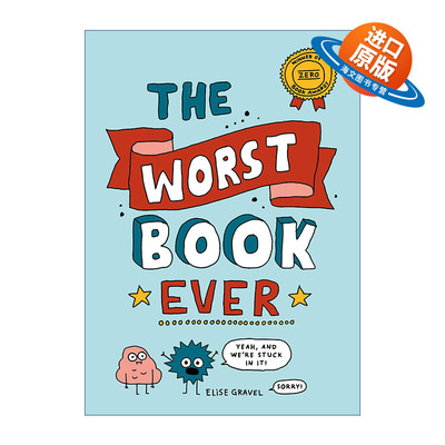 英文原版 The Worst Book Ever 很不好的书 精装图像小说 加拿大插画师Elise Grave 英文版 进口英语原版书籍