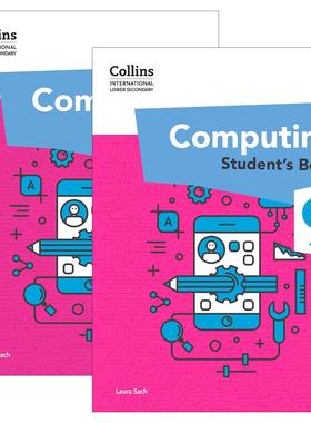 英文原版 Collins International Lower Secondary Computing 柯林斯国际初中计算机科学学生用书9+练习册2册 英文版 进口原版书籍