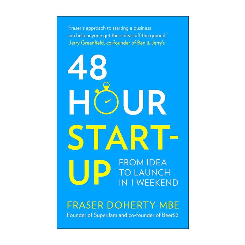 英文原版 48-Hour Start-Up 我即使没有钱也要做生意 48小时创业故事 Fraser Doherty 英文版 进口英语原版书籍